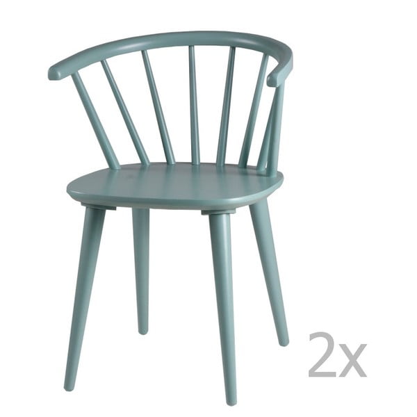 2 piparmētru krāsas ēdamistabas krēslu komplekts sømcasa Anya