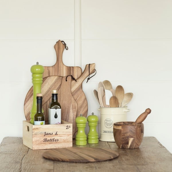 Akācijas koka griešanas dēlītis T&G Woodware Baroque, 35 x 20 cm-image-1