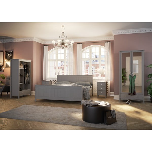 Balta divguļamā gulta 180x200 cm Tromsö – Tvilum-image-1