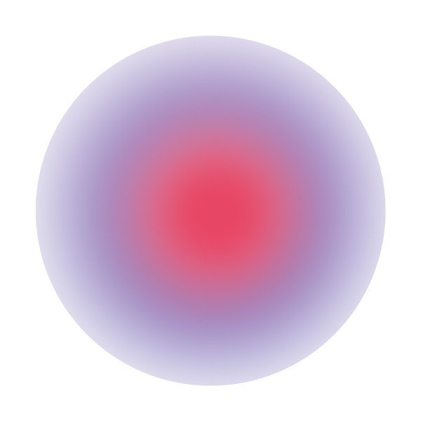 Drukāta stikla glezna ø 70 cm Halo – Styler