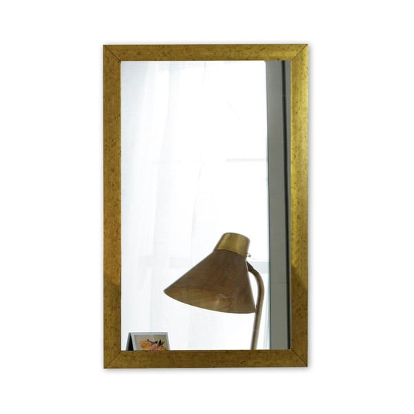 Sienas spogulis ar zelta krāsas rāmi Oyo Concept, 40 x 55 cm