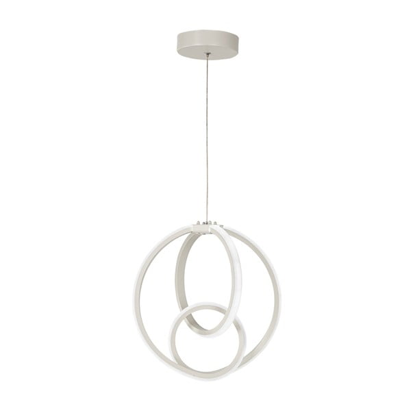 Balta metāla LED piekaramā lampa ø 28,5 cm Neo – Squid Lighting