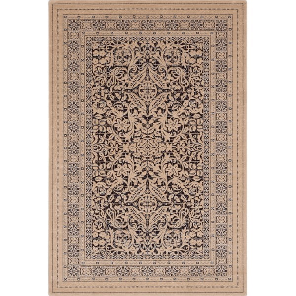 Bēšs vilnas paklājs 133x180 cm Joanne – Agnella