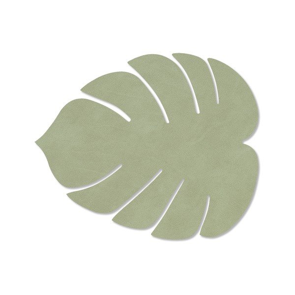 Galda paliktnis no ekoloģiskās ādas 22x26 cm Monstera Leaf Nupo – LIND DNA