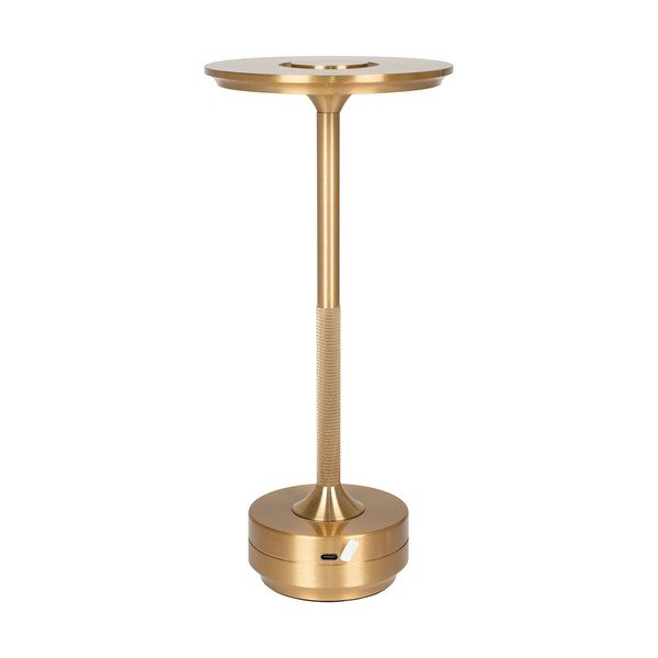 Zelta krāsas LED galda lampa (augstums 28,5 cm) Shipham – House Nordic-image-3