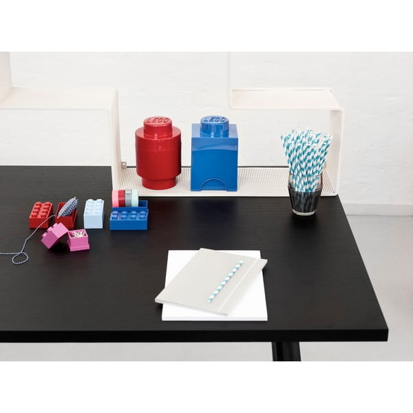 Zila LEGO® apaļa glabāšanas kaste-image-4