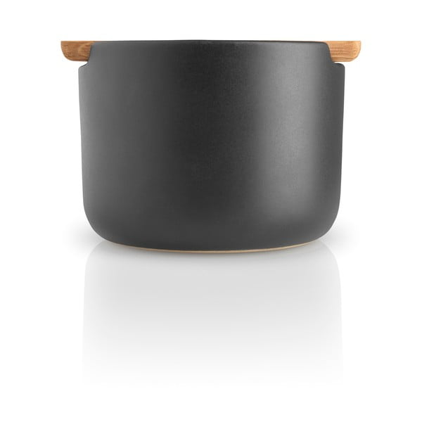 Melns māla trauks ar koka vāku Eva Solo Nordic-image-1