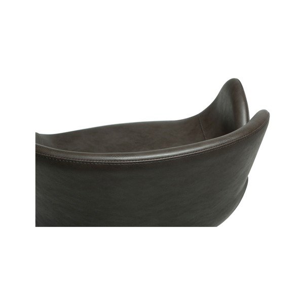 Pelēks polsterēts ēdamistabas krēsls ar roku balstiem Gaia – DAN-FORM Denmark-image-4