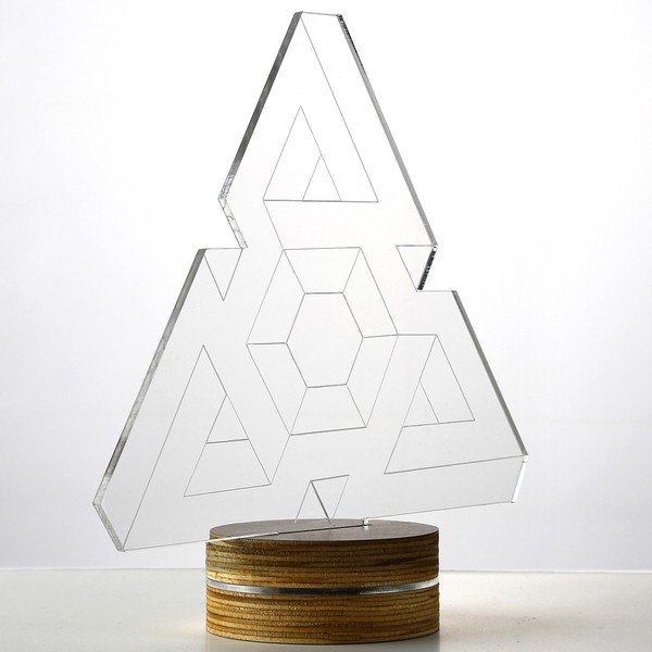 3D galda lampa Triangle I-image-1