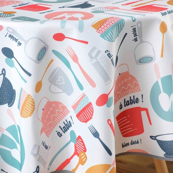 Mazgājams galdauts ø 160 cm Kitchen – douceur d'intérieur-image-1