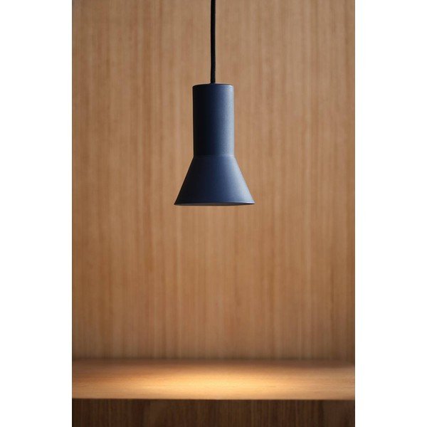 Zila alumīnija piekaramā lampa ar regulējamu spilgtumu ø 10 cm Evan – Jotex-image-1
