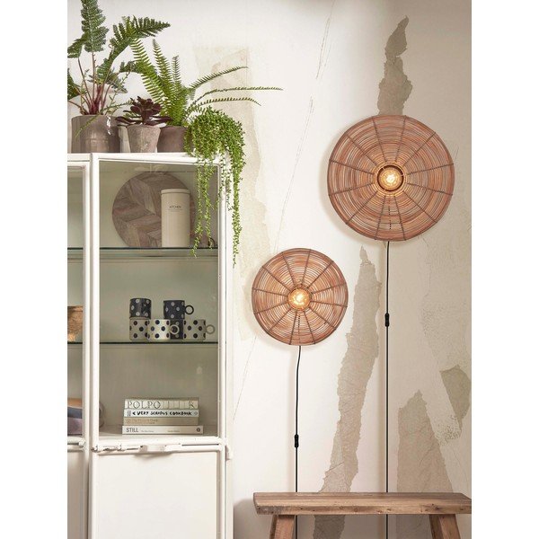 Dabīga toņa sienas lampa ø 40 cm Tanami – Good&Mojo-image-4