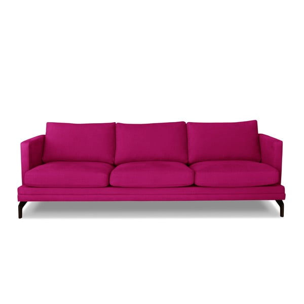 Rozā trīsvietīgs dīvāns Windsor & Co. Dīvāni Jupiter