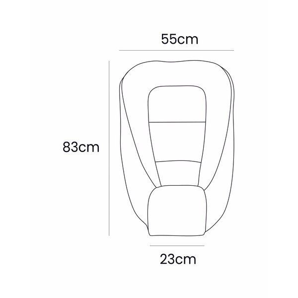 Zaļa zīdaiņu ligzdiņa 55x83 cm – Meowbaby-image-4