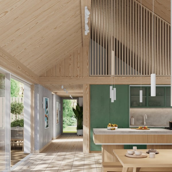 Balta piekaramā lampa ø 19,5 cm Gleam – Sollux-image-1