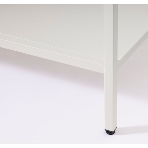 Balta metāla vitrīna 90x160 cm Carmel – Unique Furniture-image-4