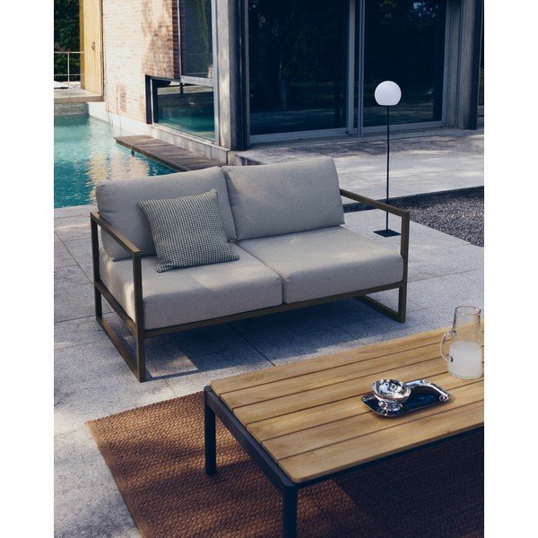 Terakotas oranžs iekštelpu un āra paklājs no pārstrādātas šķiedras 160x230 cm Despas – Kave Home-image-1