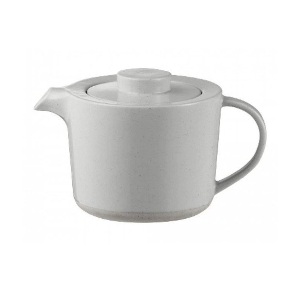 Gaiši pelēka/bēša māla tējkanna 1 l Sablo – Blomus