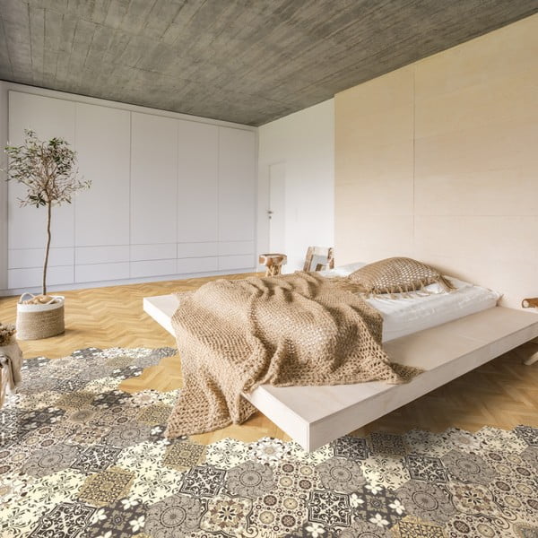 10 grīdas uzlīmes Ambiance Hexagons Luiza, 40 x 90 cm-image-1