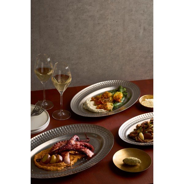 Servēšanas nerūsējošā tērauda paplāte 26,5x41 cm Serve – BonBistro-image-2