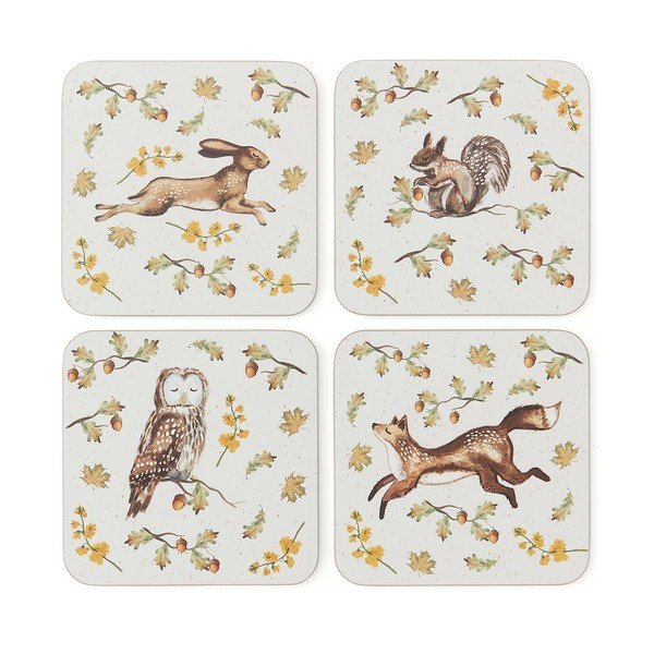 Pelēkbrūni korķa paliktņi (4 gab.) Forest Fable – Cooksmart ®