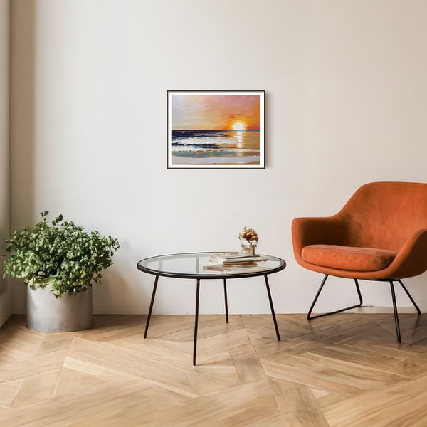 Glezna 40x50 cm Sunset on the Beach-image-1