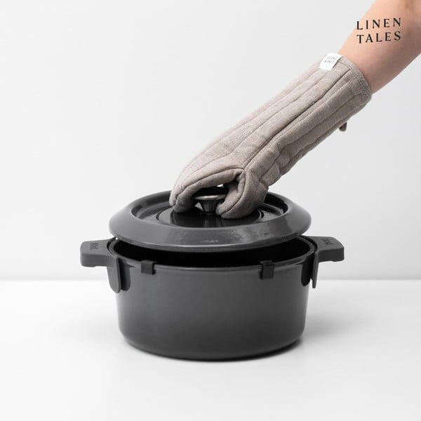 Lina virtuves cimds Natural – Linen Tales-image-2