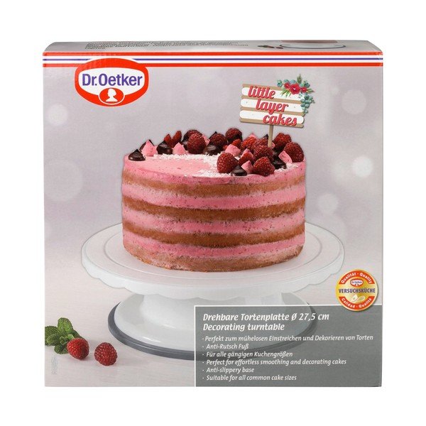 Balta grozāma paplāte Dr. Oetker Sweet, ø 27,5 cm-image-2