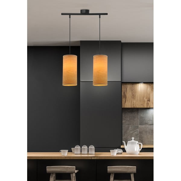 Gaiši brūna piekaramā lampa ø 12 cm Ballo – Candellux Lighting-image-1
