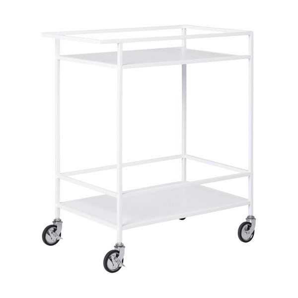 Metāla servēšanas galdiņš uz riteņiem 40x68 cm Vita – House Nordic