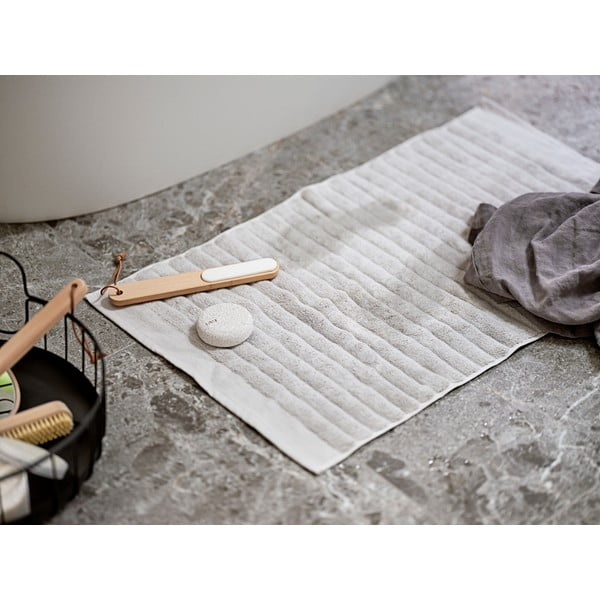Pelēks vannas istabas paklājs 50x80 cm Inu – Zone-image-1