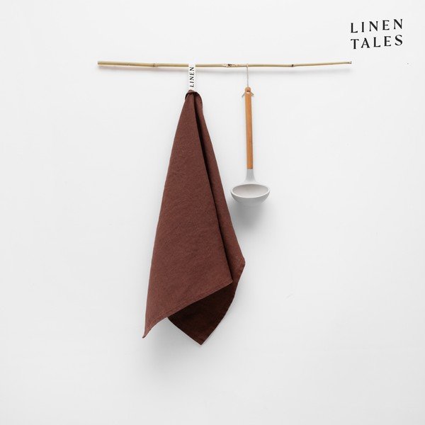 Lina trauku dvielis 45x65 cm Chocolate – Linen Tales
