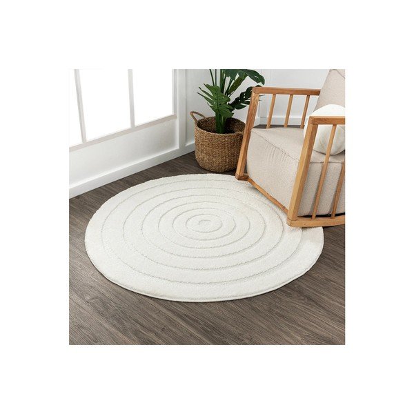 Pelēks mazgājams apaļš paklājs ø 100 cm Elite Collection – Mila Home-image-1