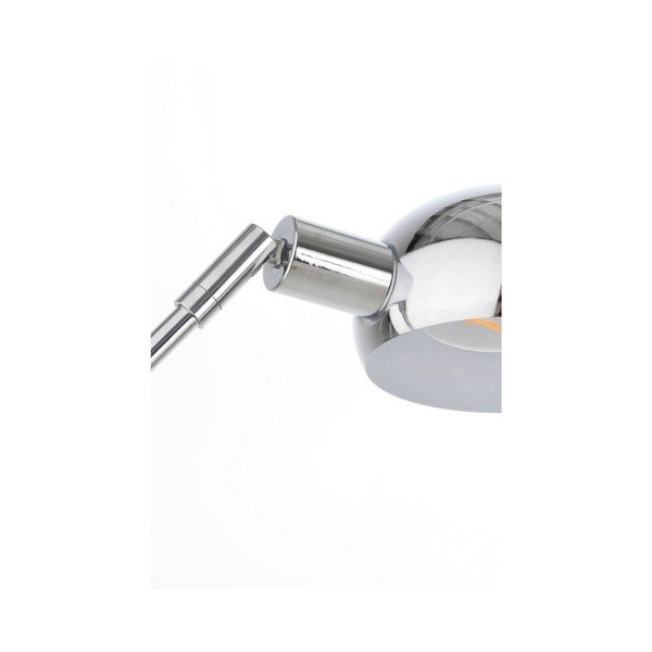 Spīdīgas sudraba krāsas metāla stāvlampa ar saliekamu konstrukciju (augstums 146 cm) Lincon – Jotex-image-3