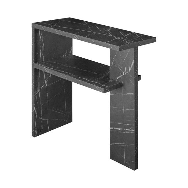Melns konsoles galds 30x80 cm Dante – Really Nice Things-image-2