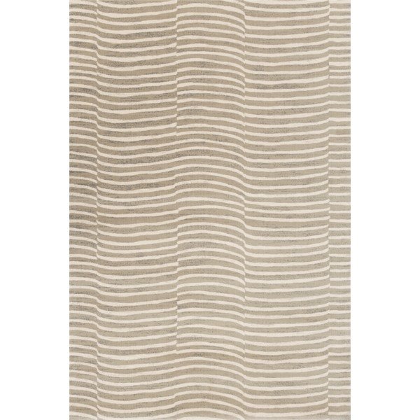 Pelēkbēšs vilnas paklājs 133x190 cm Agnus Tides – Agnella