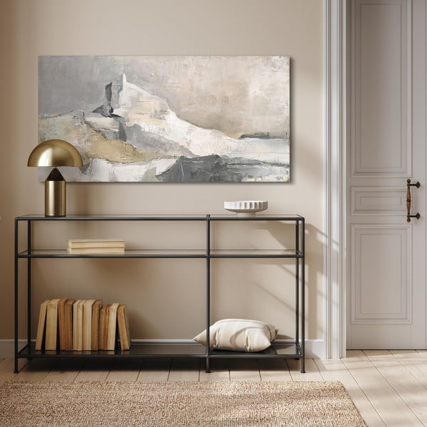 Attēls ar manuāli gleznotiem elementiem 140x70 cm Nordic Shapes   – Malerifabrikken-image-1