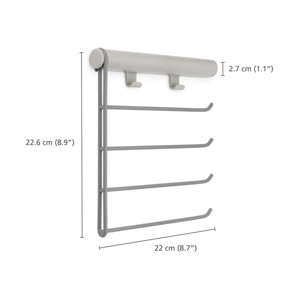 Metāla turētājs kaklasaitēm un jostām Orderly – Joseph Joseph-image-4