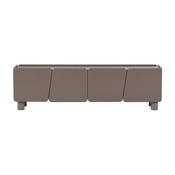 Brūns priedes masīvkoka TV galdiņš 200x58x45 cm Root – WOOOD-image-2