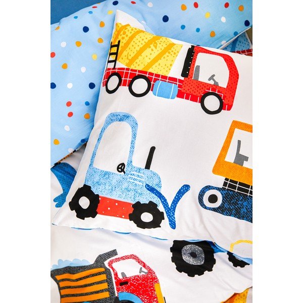 Kokvilnas bērnu gultas veļa 140x200 cm Machines – Bonami Selection-image-2