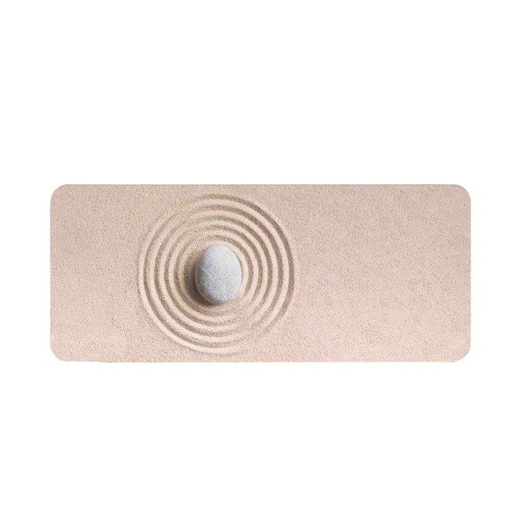 Gaiši brūns vannas istabas paklājiņš 50x120 cm Serena – douceur d'intérieur