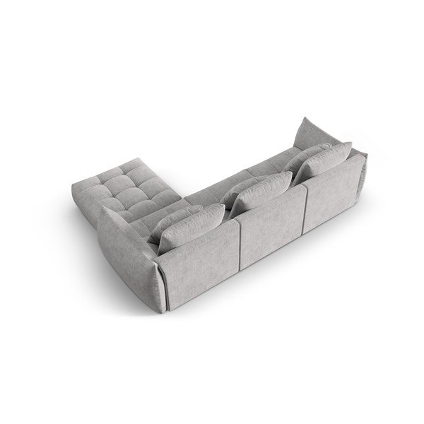 Gaiši pelēks stūra dīvāns (ar maināmu stūri) Bloom – Micadoni Home-image-3