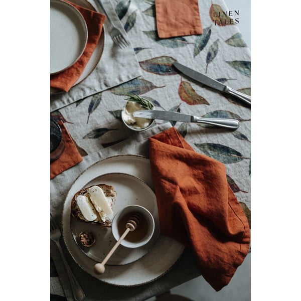 Lina galdauts 140x140 cm Golden Fall – Linen Tales-image-4