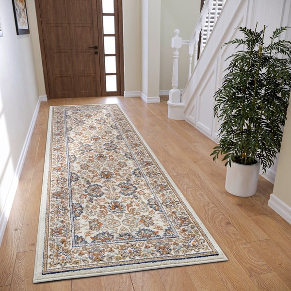 Krēmkrāsas celiņa paklājs 80x240 cm Orient Saraceni – Hanse Home-image-1