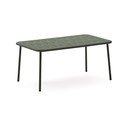 Tērauda dārza kafijas galdiņš 50x90 cm Zivia – Kave Home