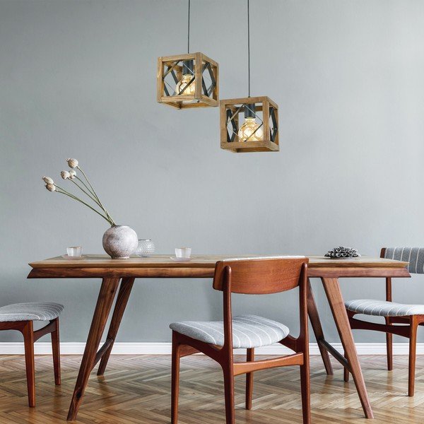 Griestu lampa no skābarža Zikzak Tepsili-image-1