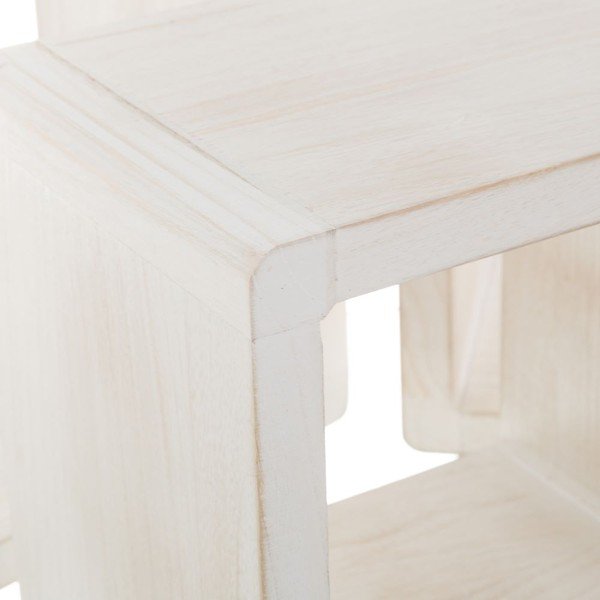 Balti paulonijas masīvkoka sienas plaukti (3 gab.) – Casa Selección-image-2