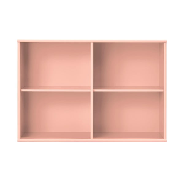 Rozā piekarināms grāmatplaukts 89x61x32,5 cm Mistral – Hammel Furniture