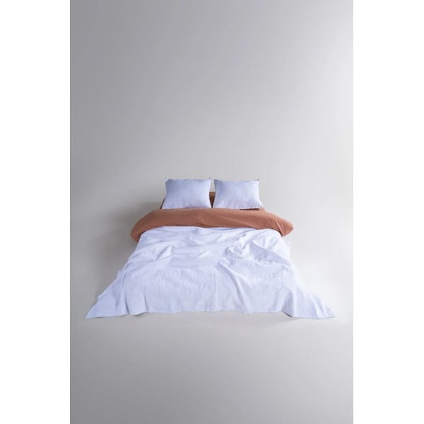 Balts žakarda gultas pārklāja un spilvendrānas komplekts 240x260 cm Jacquard – Mila Home Luxury