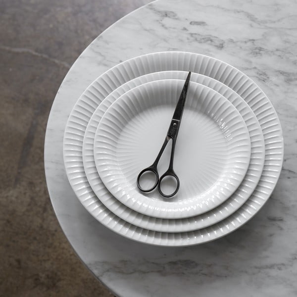 Balts porcelāna šķīvis Kähler Design Hammershoi, ⌀ 27 cm-image-2
